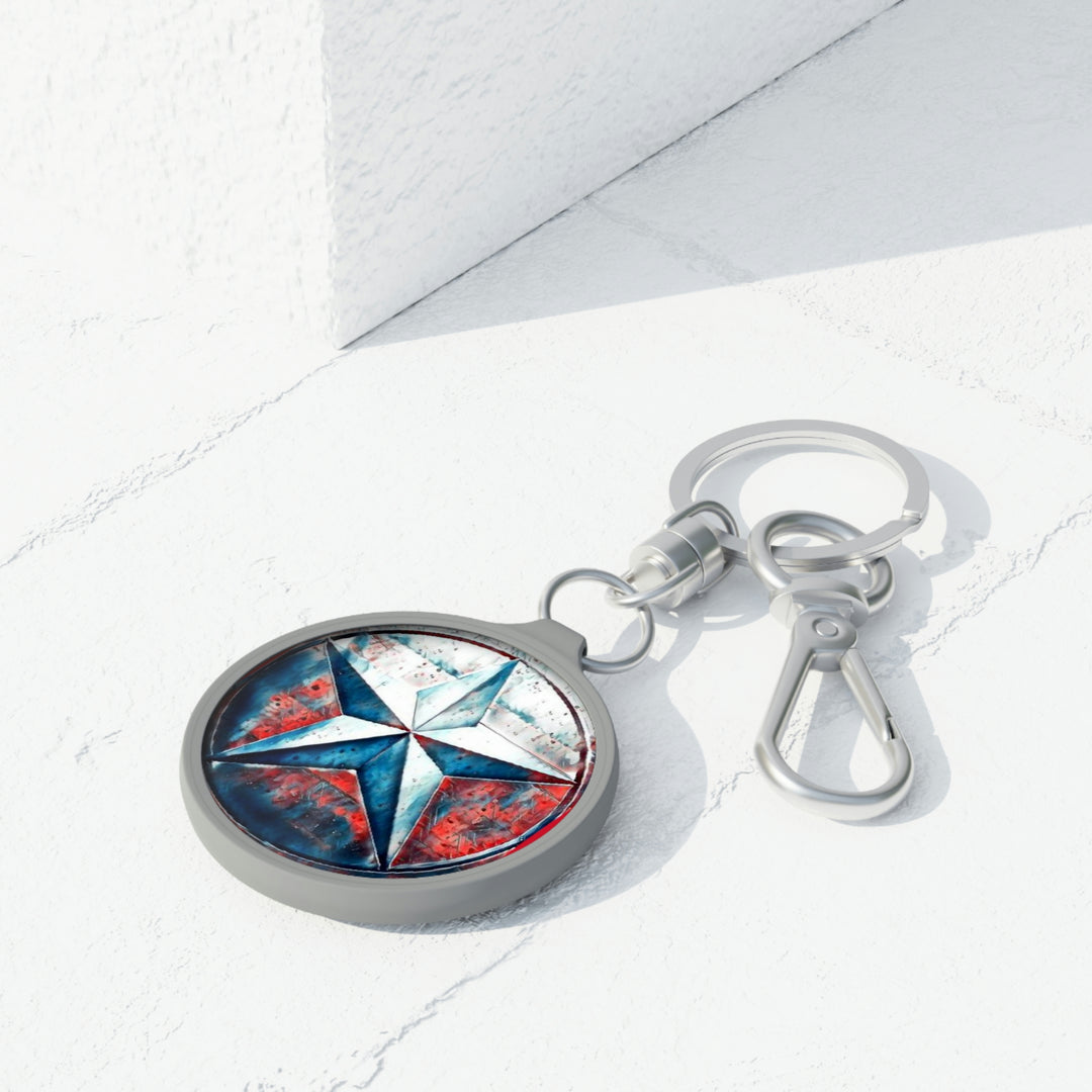 Texas Star Keyring Tag