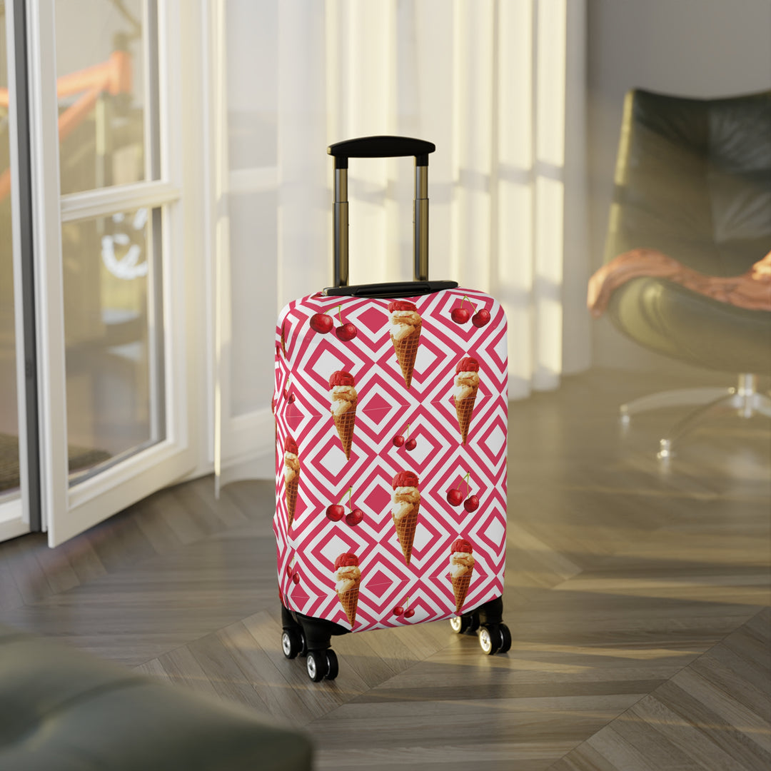 Chill Out Ice Cream Crowd Luggage Cover