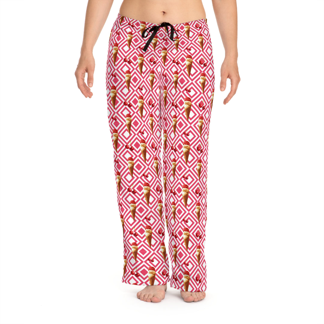 Ice cream cones Women's Pajama Pants (AOP)