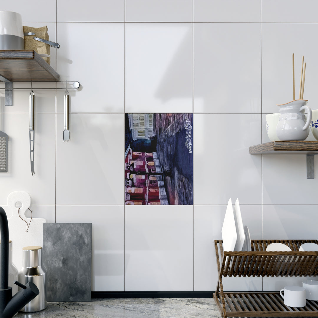 Shadow Work Ceramic Photo Tile