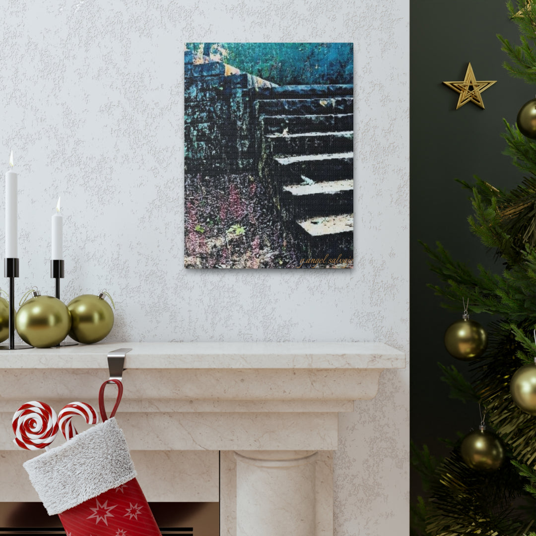 Take the High Road in pastels Canvas Gallery Wraps