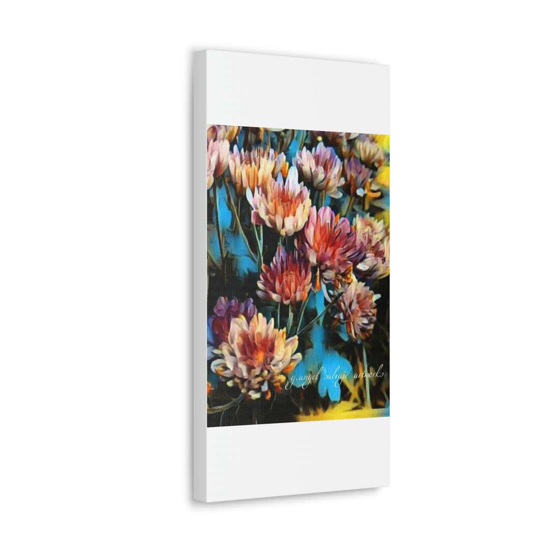 Corinthian Mums Canvas Gallery Wraps