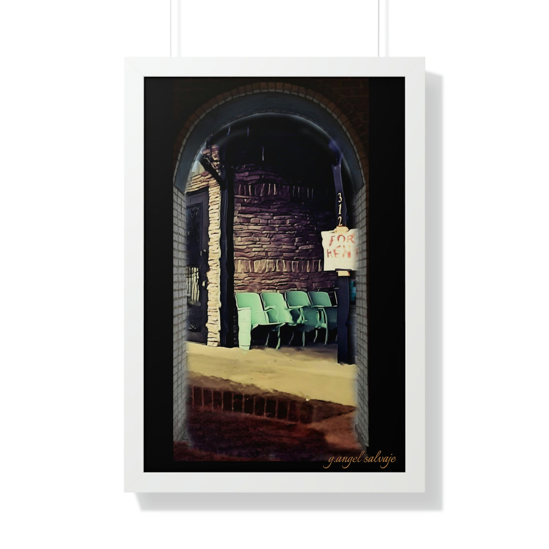 Waystation to Judgement Framed Vertical Poster