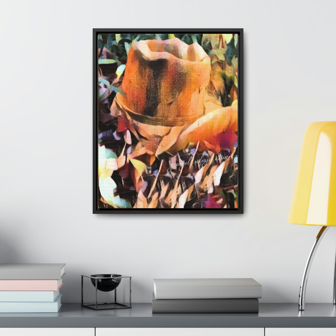 A Man's Hat Gallery Canvas Wraps, Vertical Frame