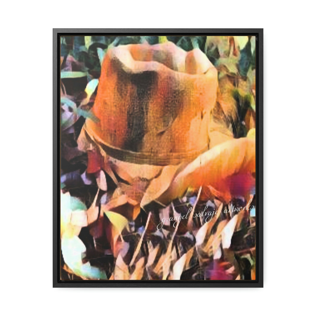 A Man's Hat Gallery Canvas Wraps, Vertical Frame