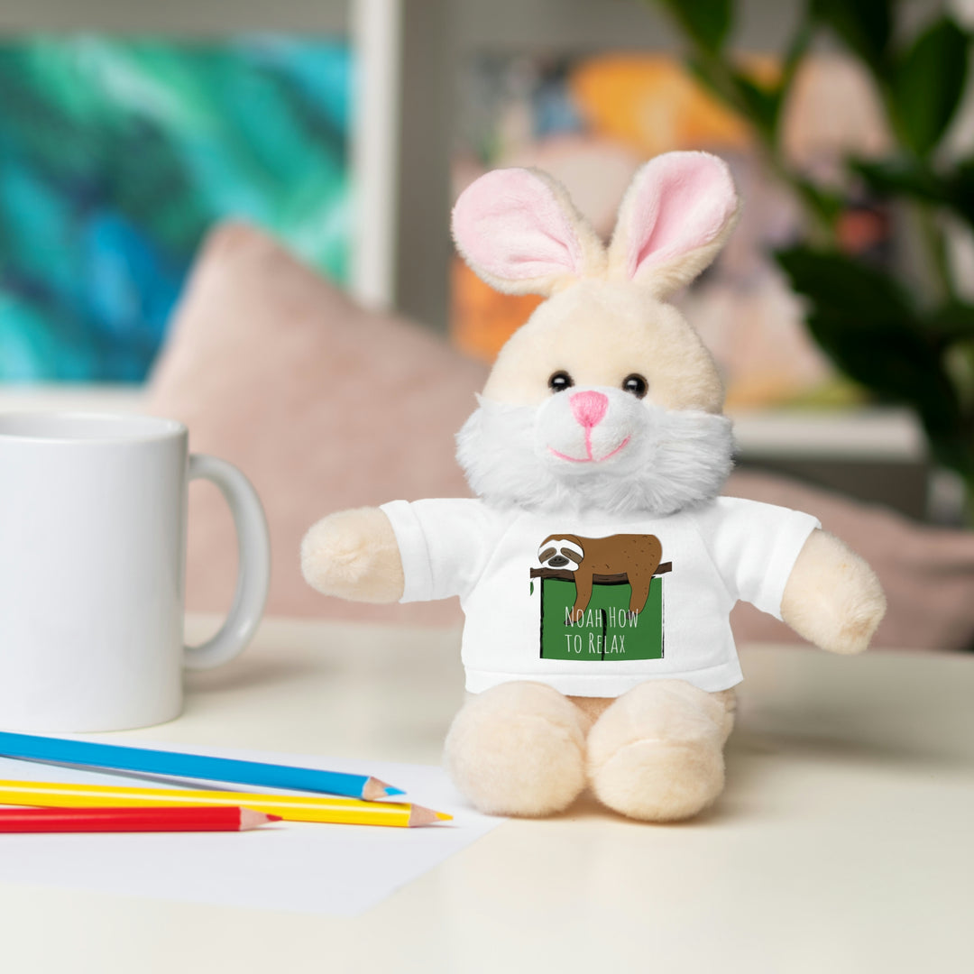 Noah How to Relax Stuffed Animals with Tee