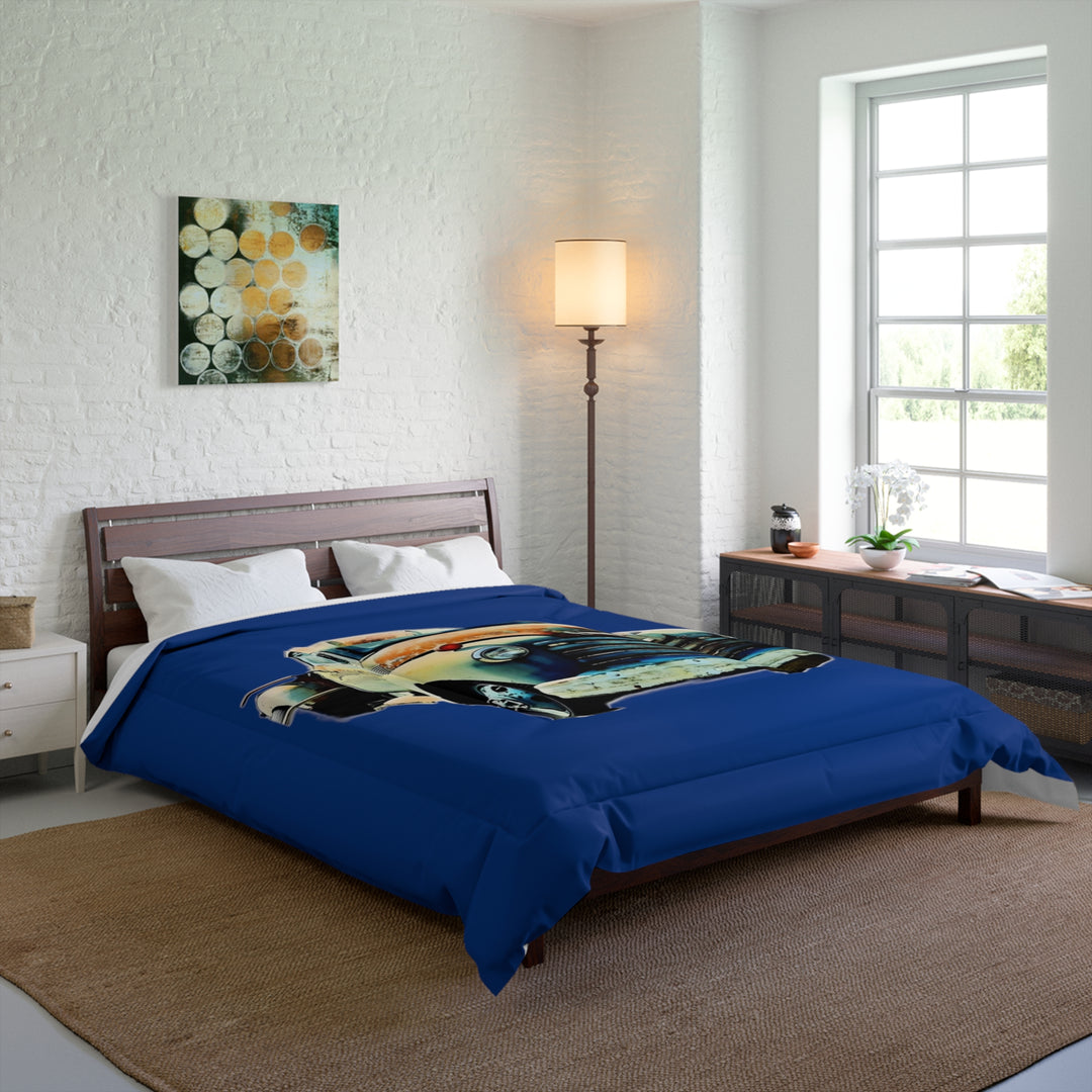 1953 Antique Truck Original Design,  Blue Comforter