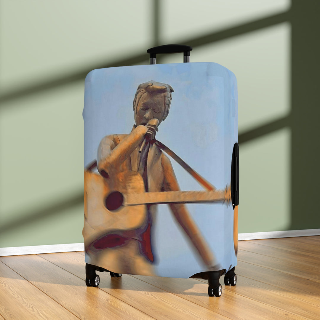 Singing River Sculpture Luggage Cover