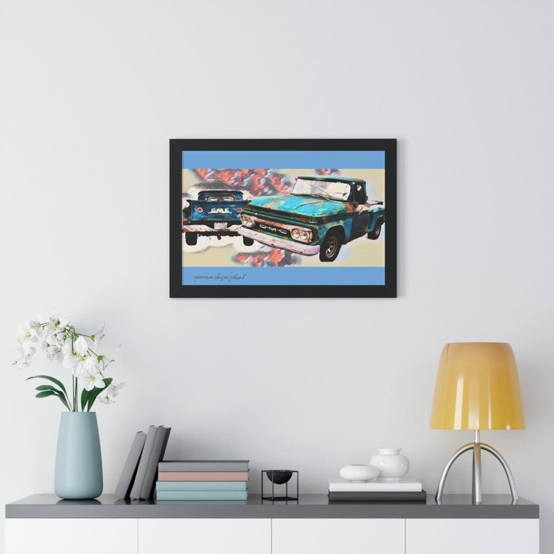 1963 GMC Framed Horizontal Poster