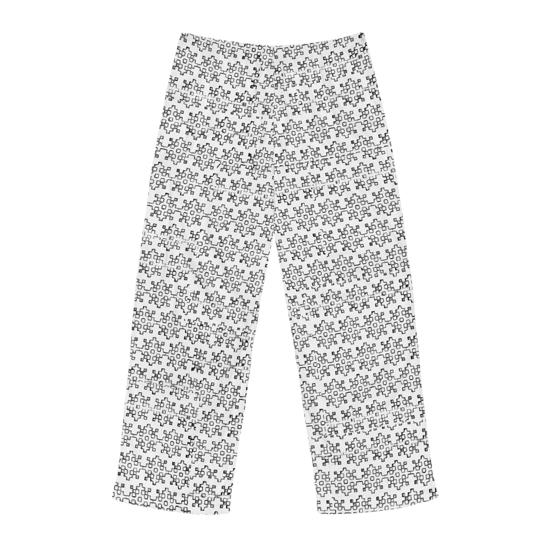 Grey graphic Men's Pajama Pants (AOP)