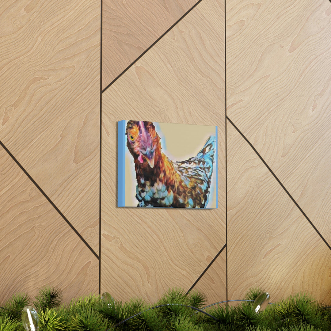 Spot the Hen on Canvas Gallery Wraps