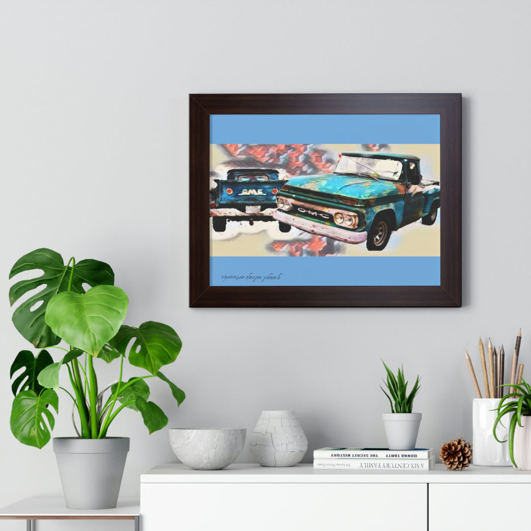 1963 GMC Framed Horizontal Poster