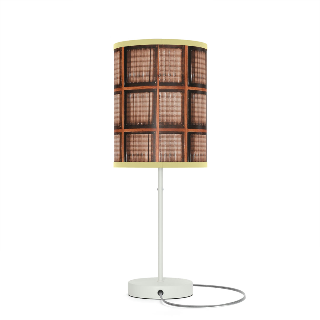 Wood and Glass design Lamp on a Stand, US|CA plug