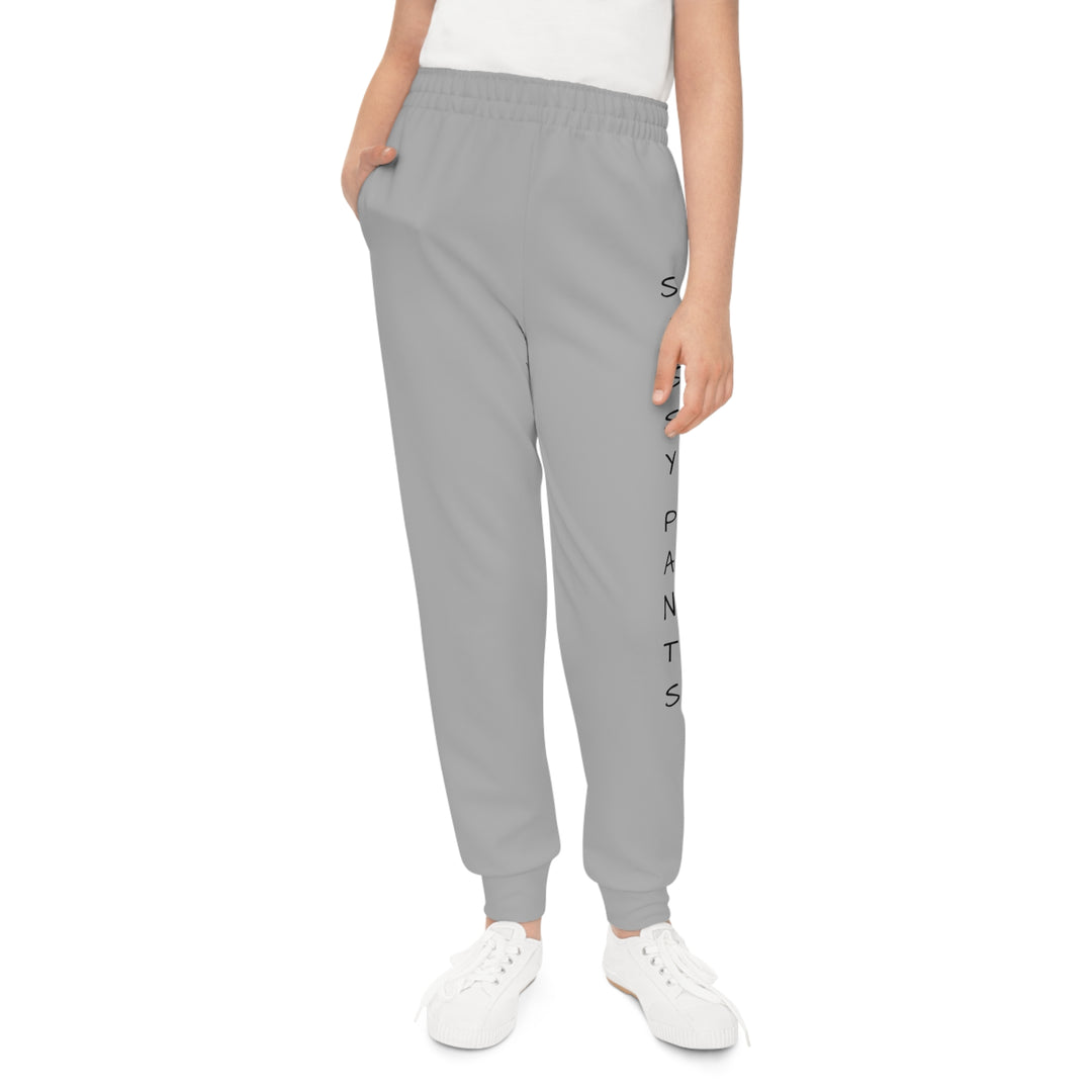 Light Grey Sassy Pants Youth Joggers (AOP)