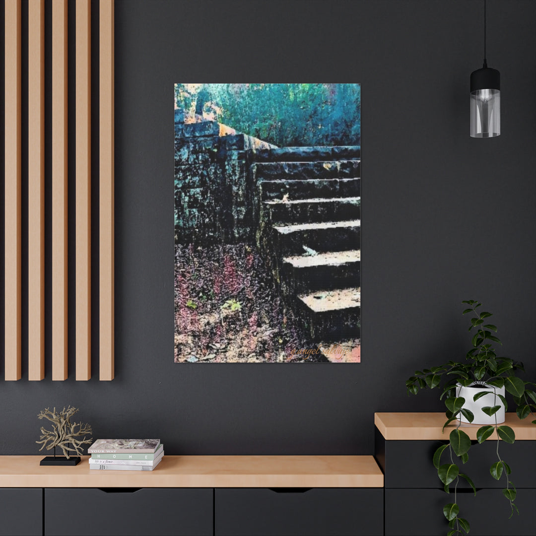 Take the High Road in pastels Canvas Gallery Wraps