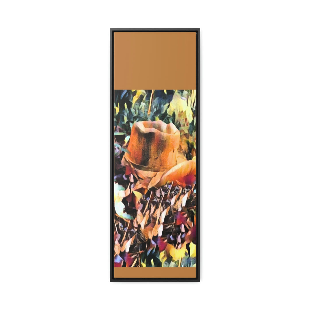 A Man's Hat Gallery Canvas Wraps, Vertical Frame