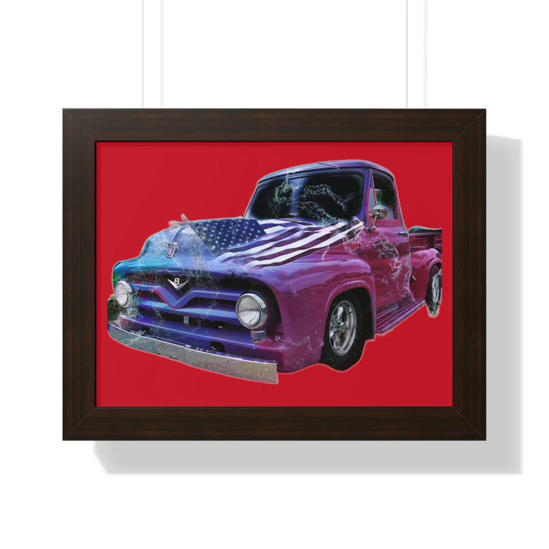 1956 Ford Truck Framed Horizontal Poster