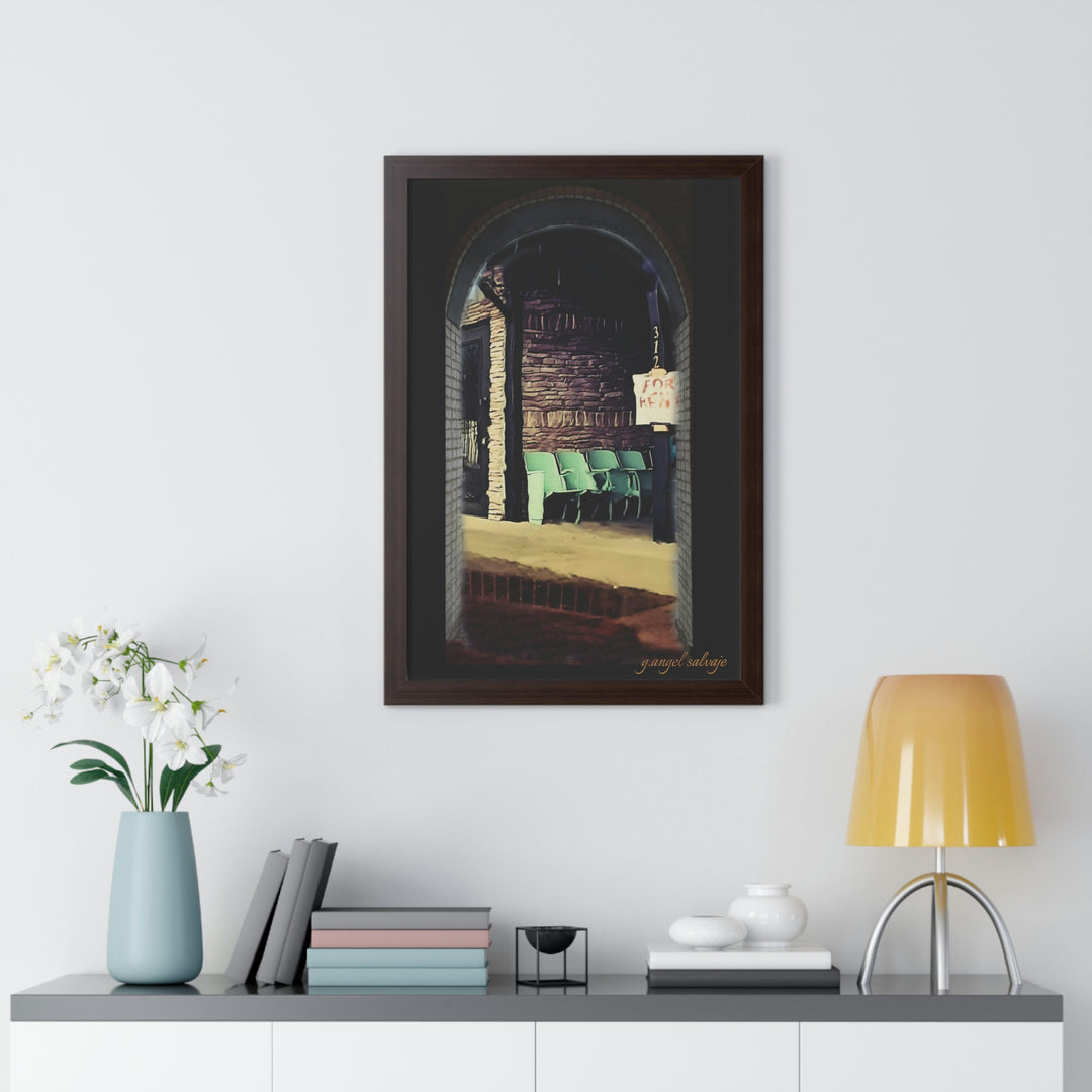 Waystation to Judgement Framed Vertical Poster