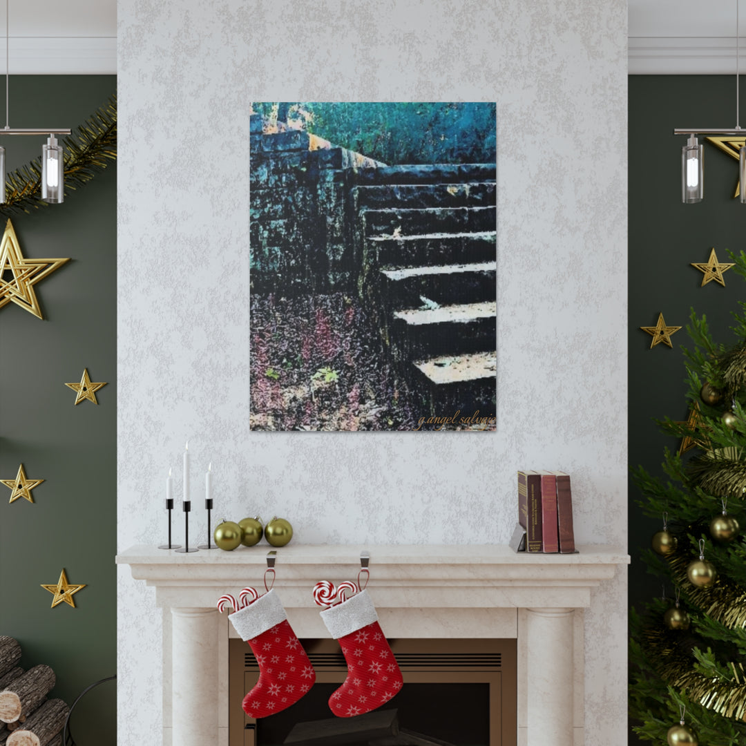 Take the High Road in pastels Canvas Gallery Wraps