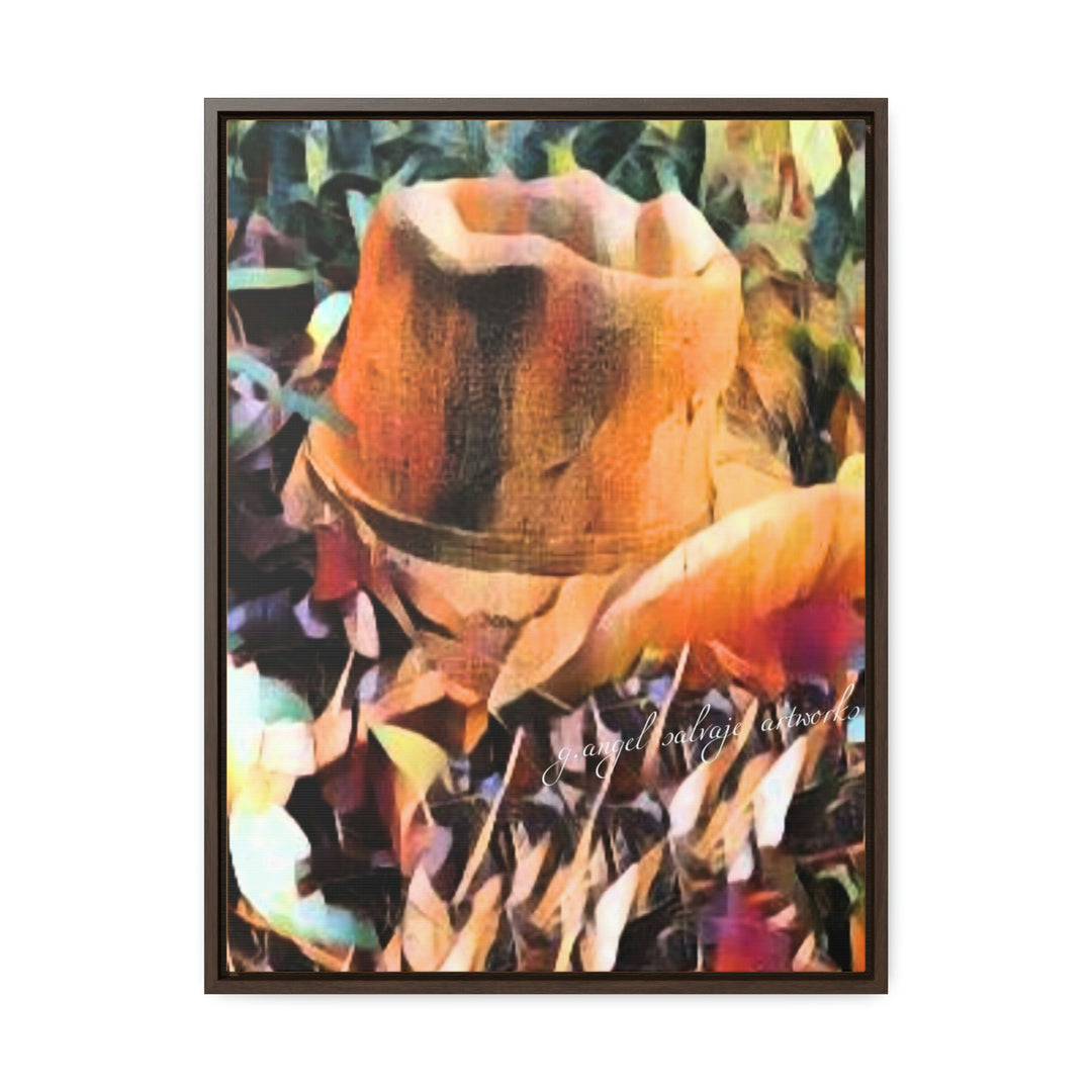 A Man's Hat Gallery Canvas Wraps, Vertical Frame