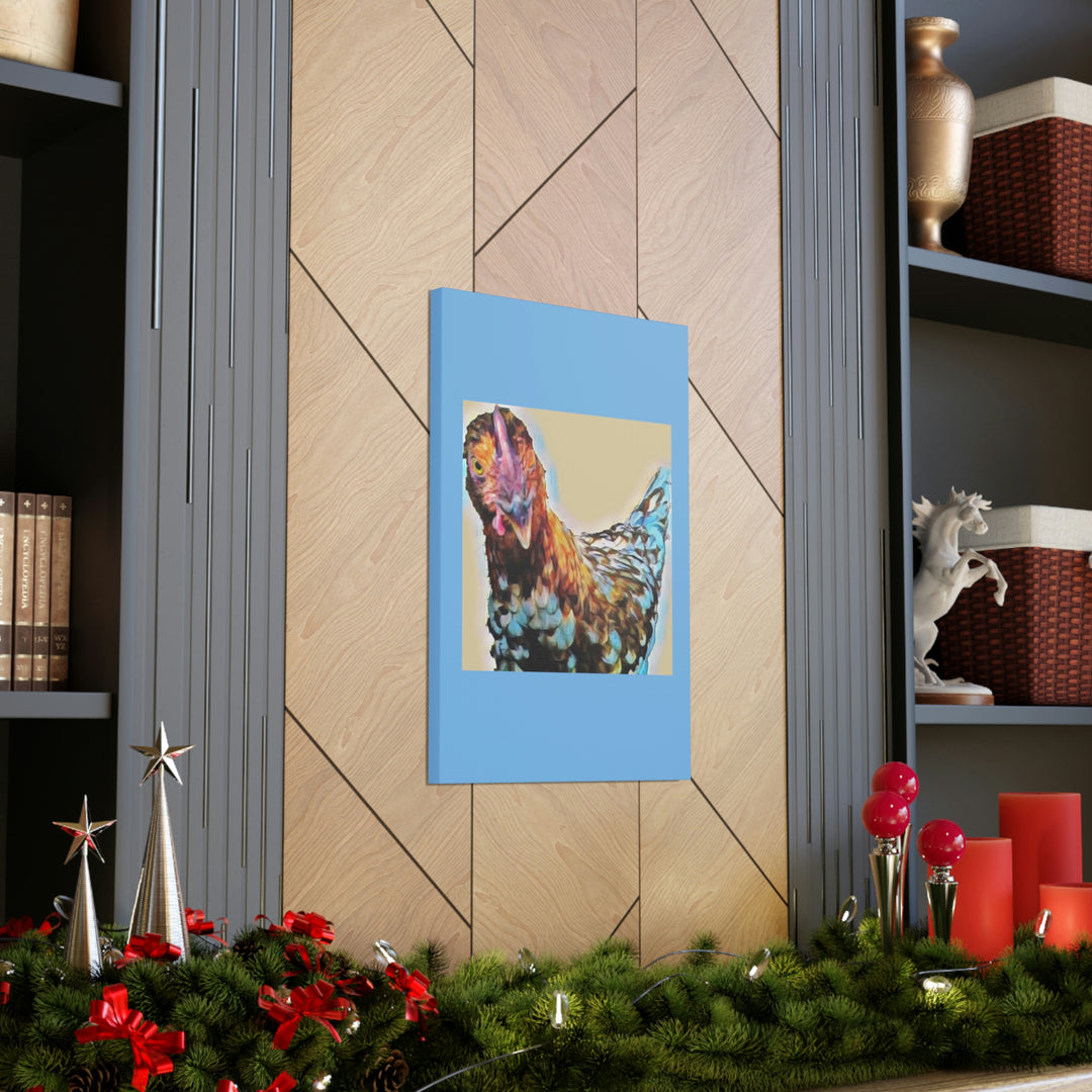Spot the Hen on Canvas Gallery Wraps