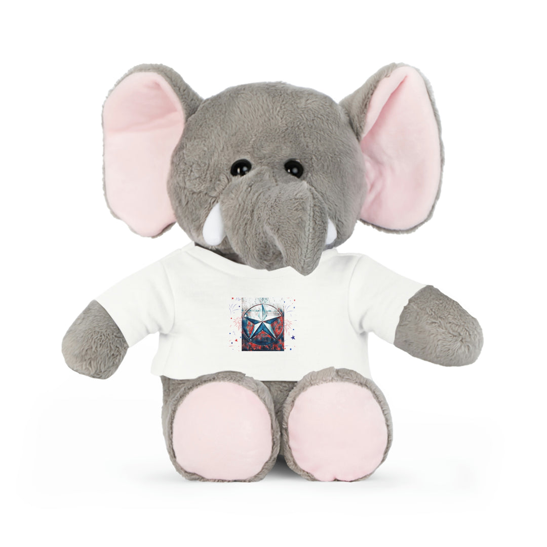Patrick Inspired Plush Toy with T-Shirt