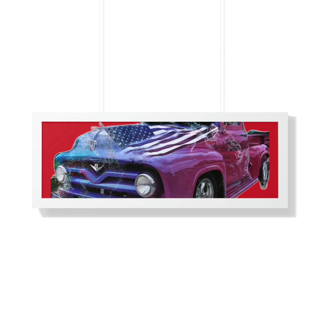 1956 Ford Truck Framed Horizontal Poster