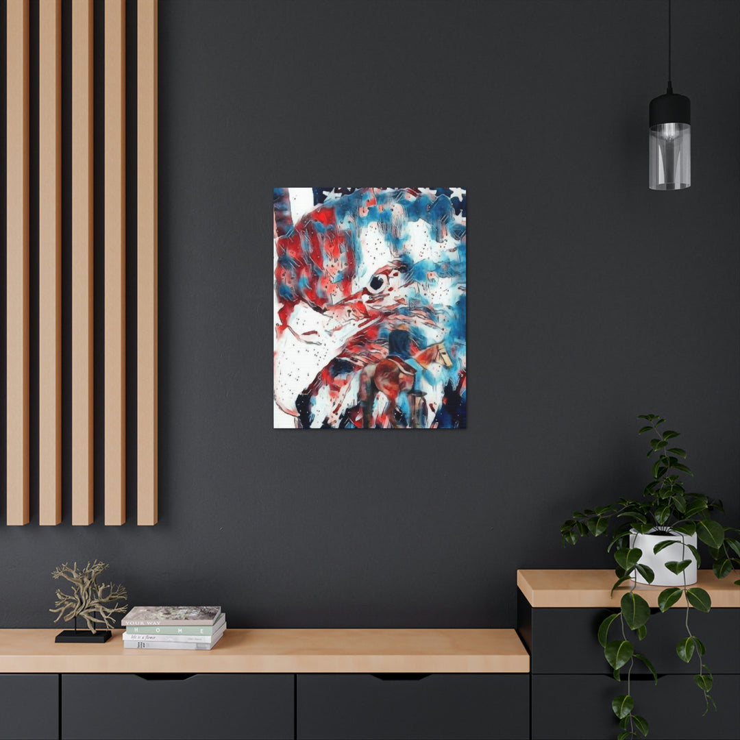 America Strong and Free Canvas Gallery Wraps