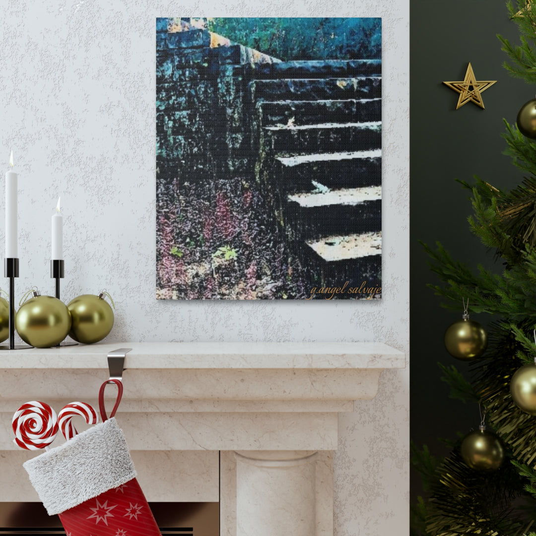 Take the High Road in pastels Canvas Gallery Wraps