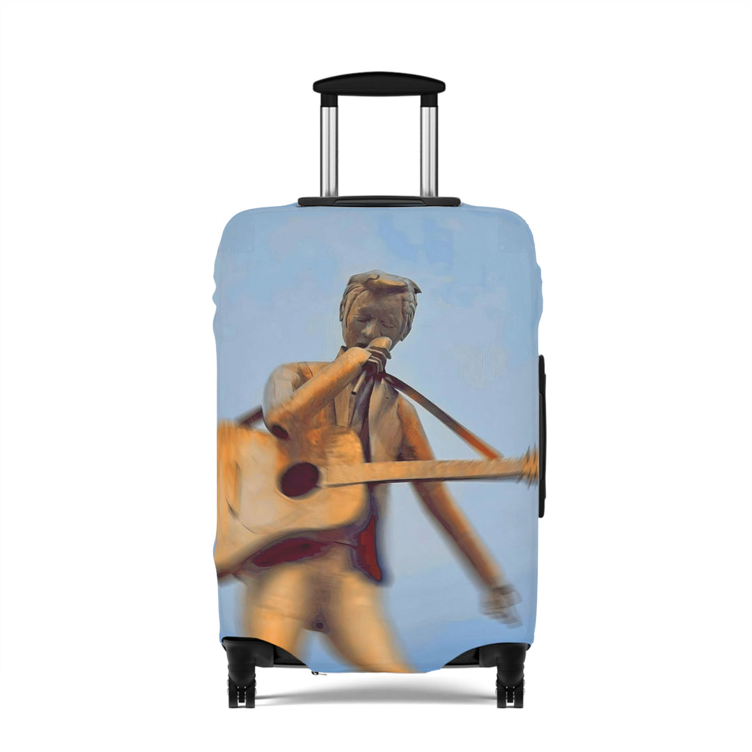 Singing River Sculpture Luggage Cover