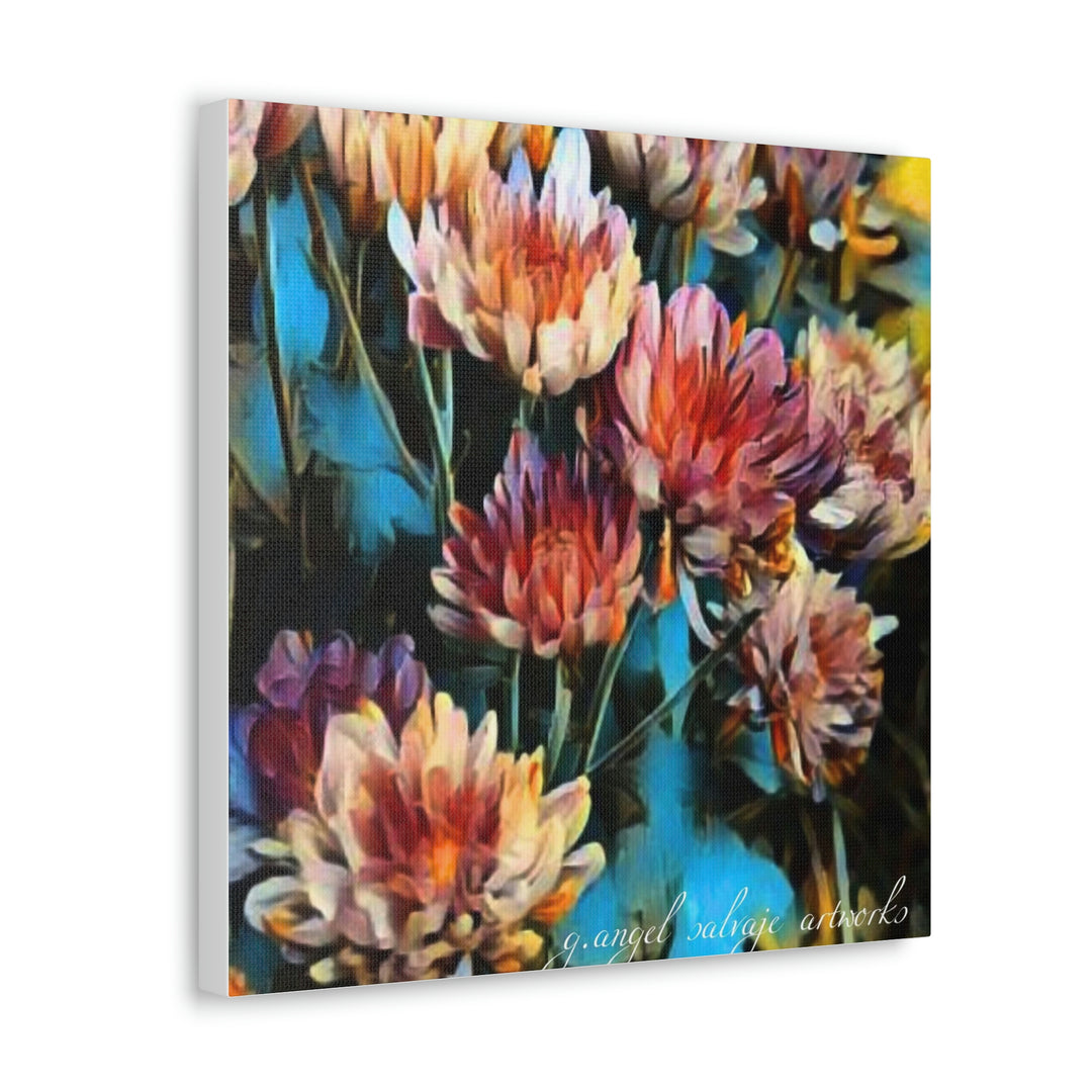 Corinthian Mums Canvas Gallery Wraps