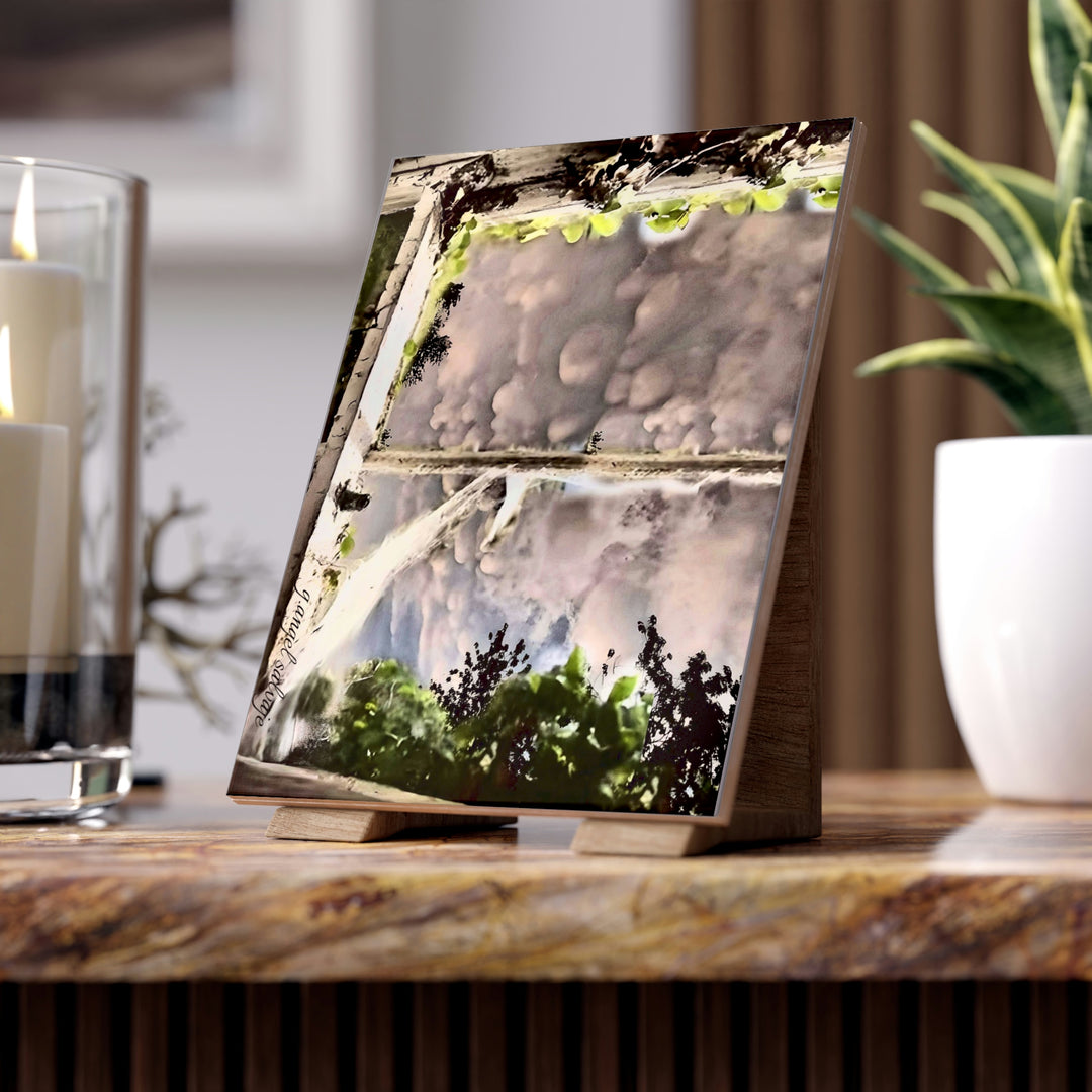 Inevitable Storm Approaching Ceramic Photo Tile