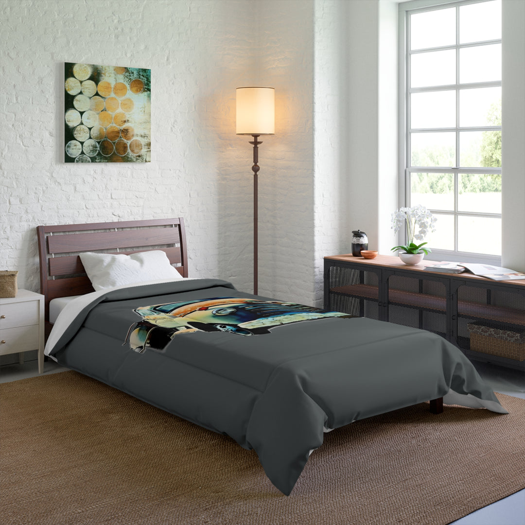1953 Antique Truck Original Dark Grey Comforter