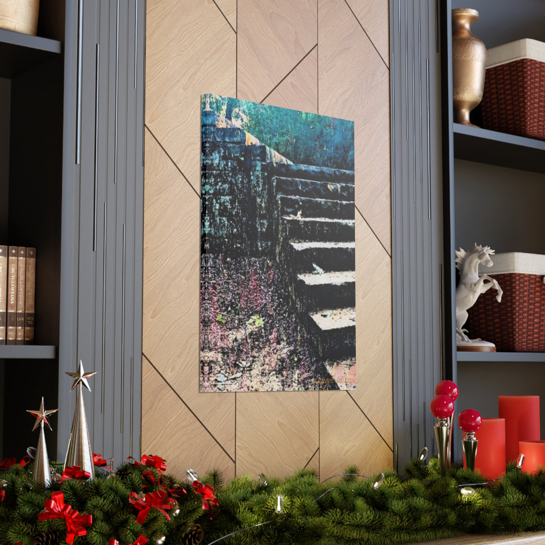 Take the High Road in pastels Canvas Gallery Wraps