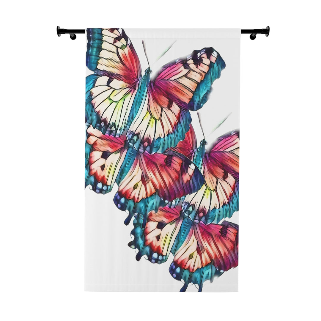 Butterfly Blackout Window Curtains (1 Piece)
