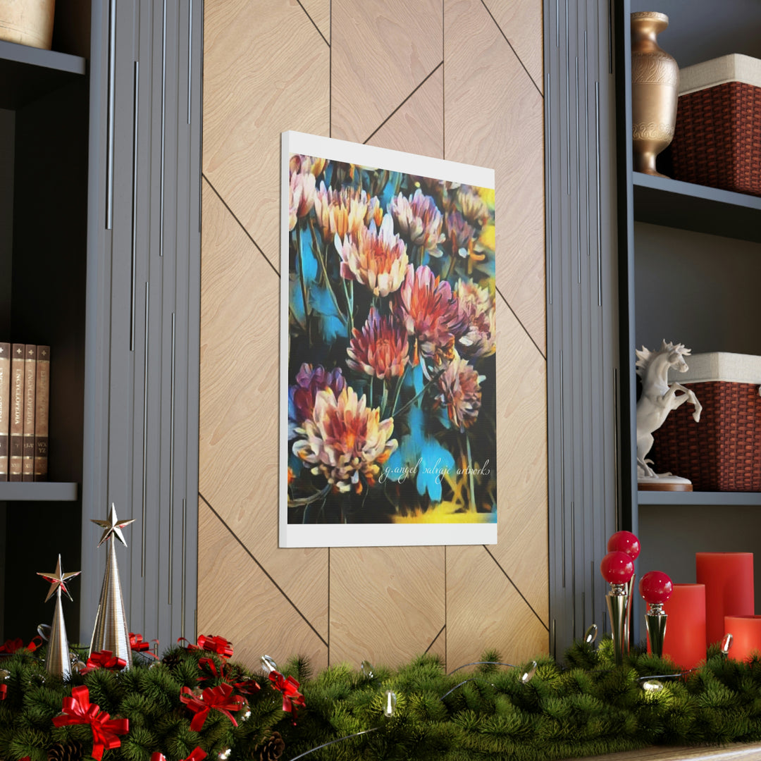 Corinthian Mums Canvas Gallery Wraps