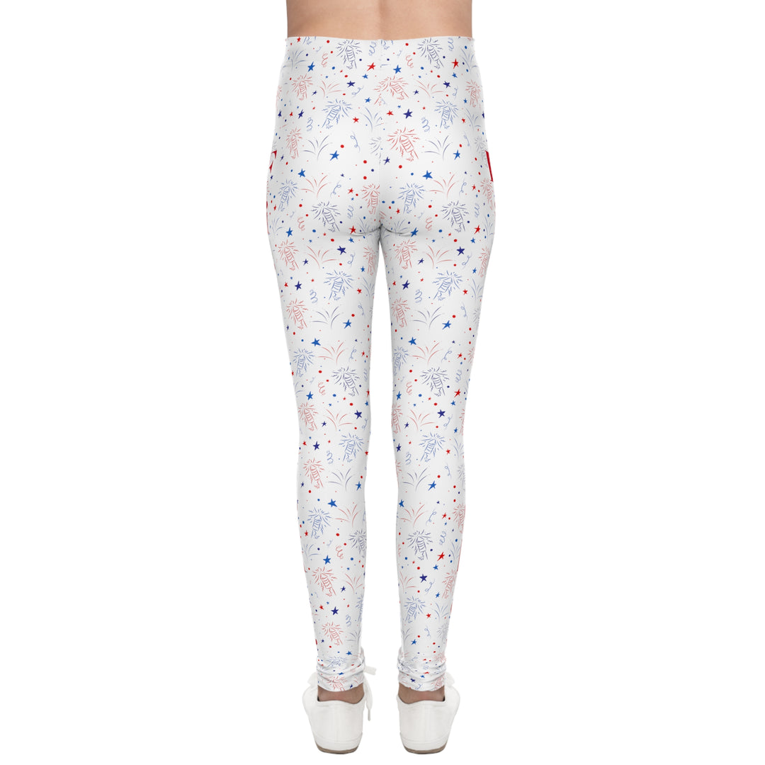 Firecracker Youth Leggings (AOP)