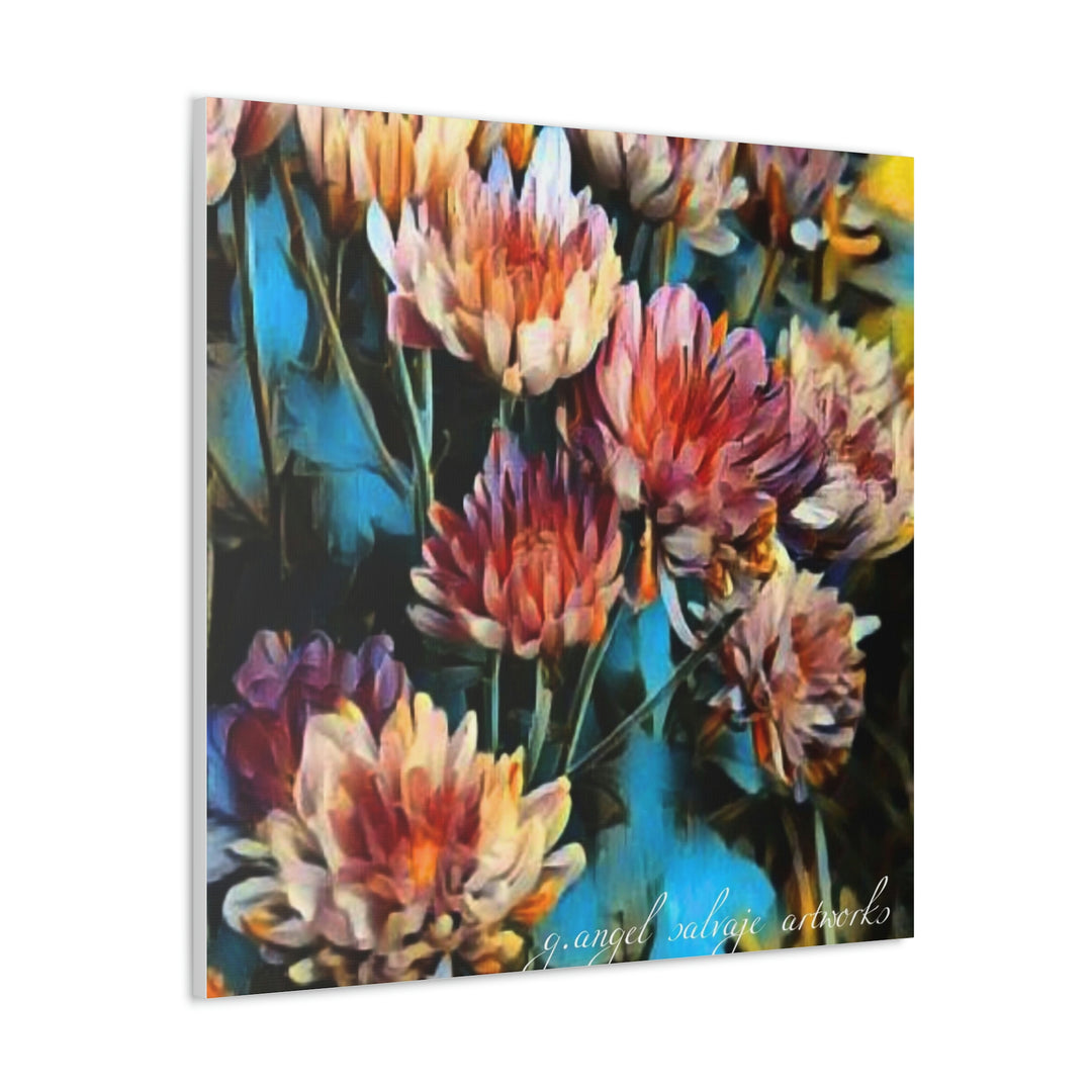 Corinthian Mums Canvas Gallery Wraps