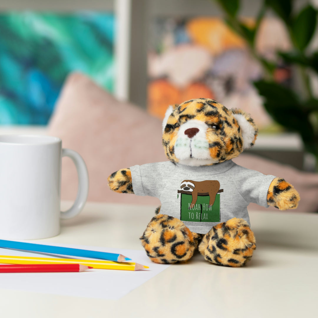 Noah How to Relax Stuffed Animals with Tee
