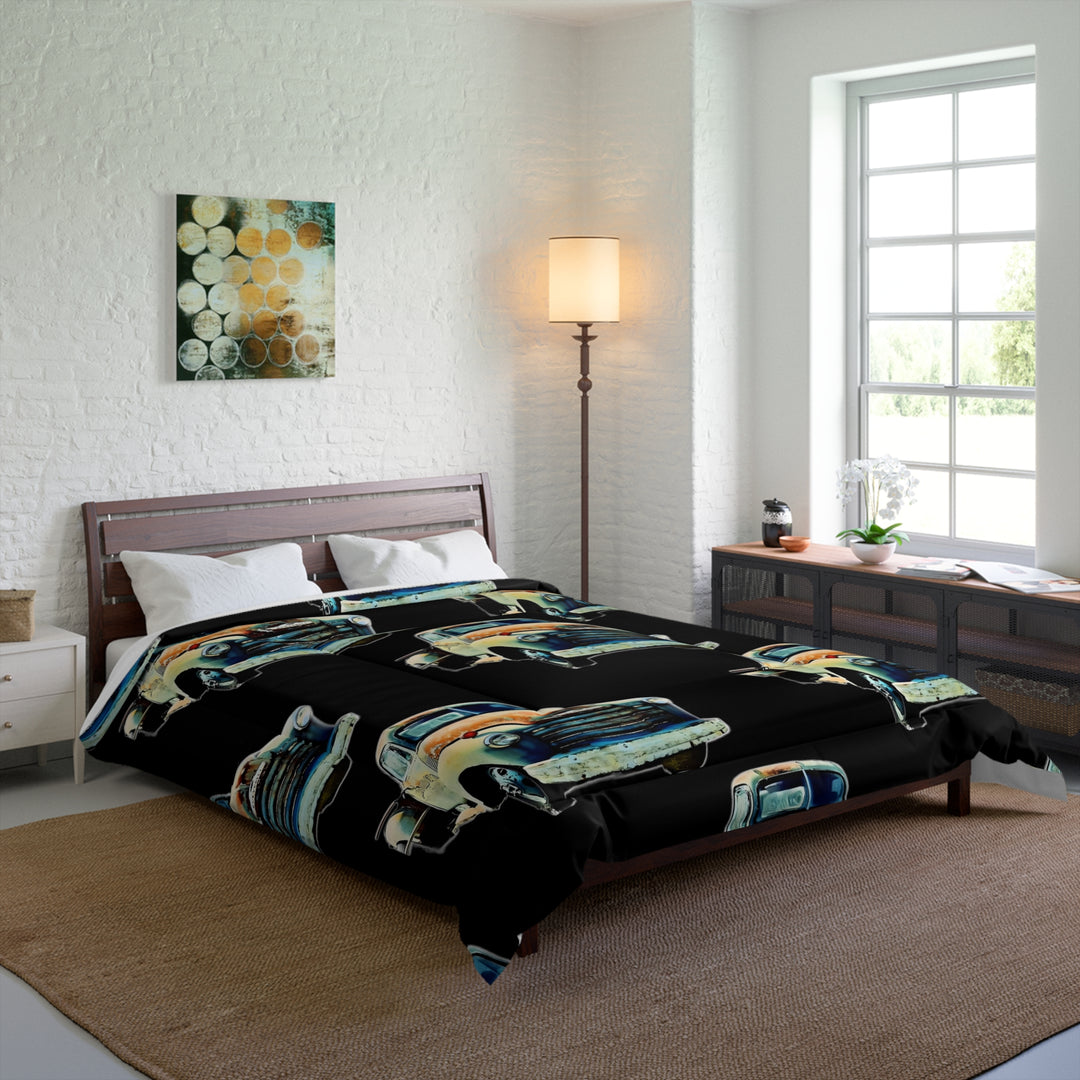 1953 Antique Truck Black  Comforter style 2
