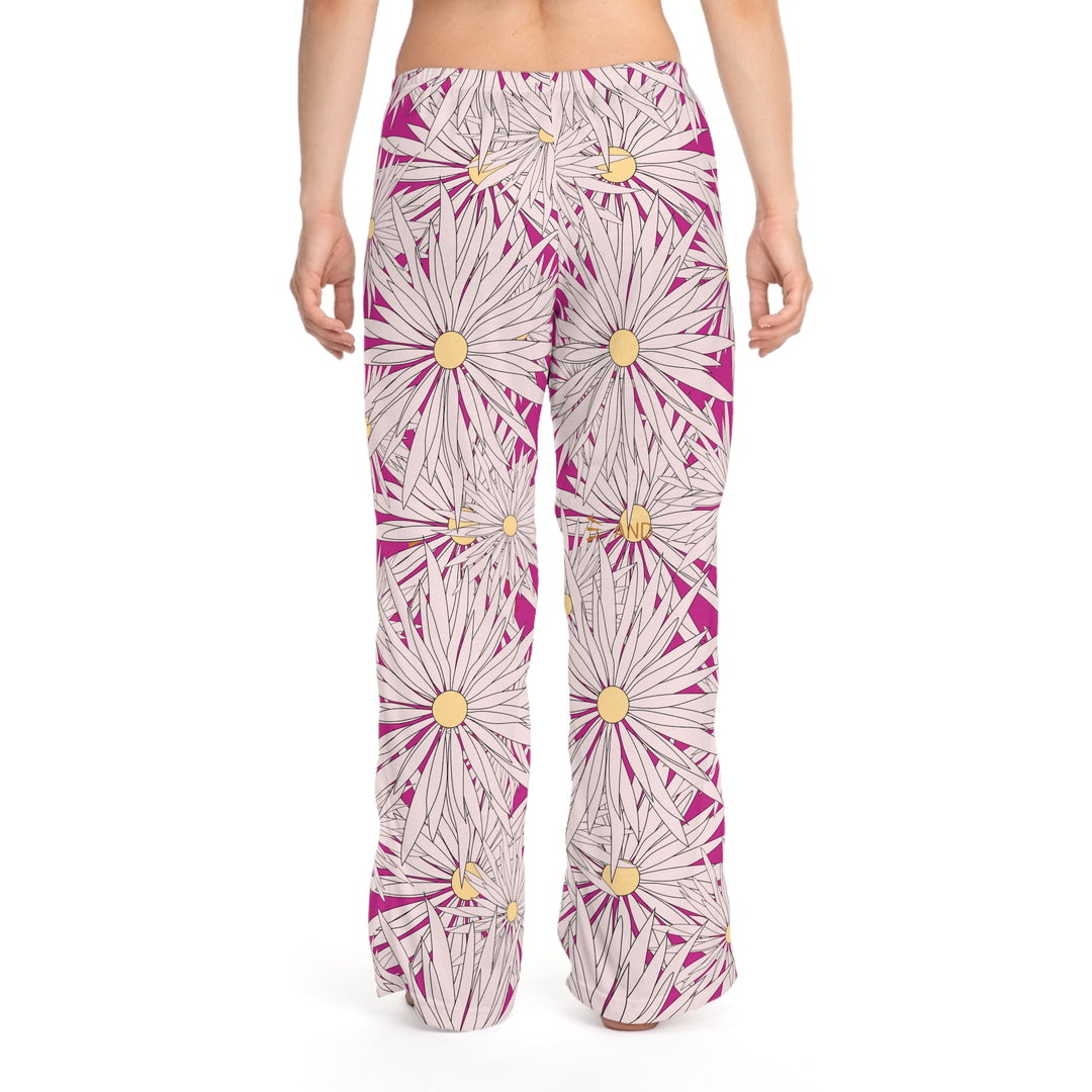 Flower Powered Women's Pajama Pants (AOP)