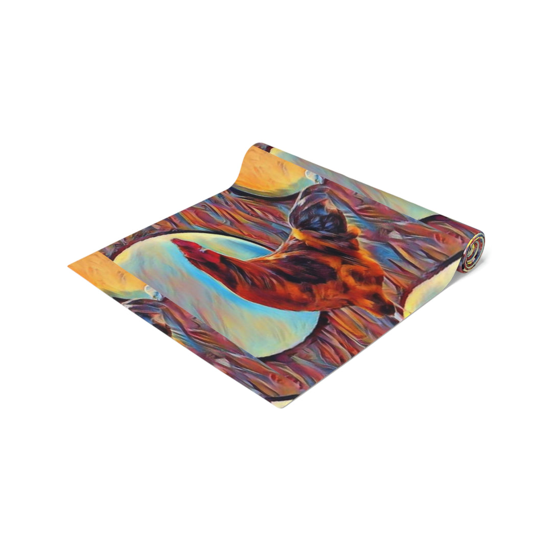 Junior Cock Table Runner (Cotton, Poly)