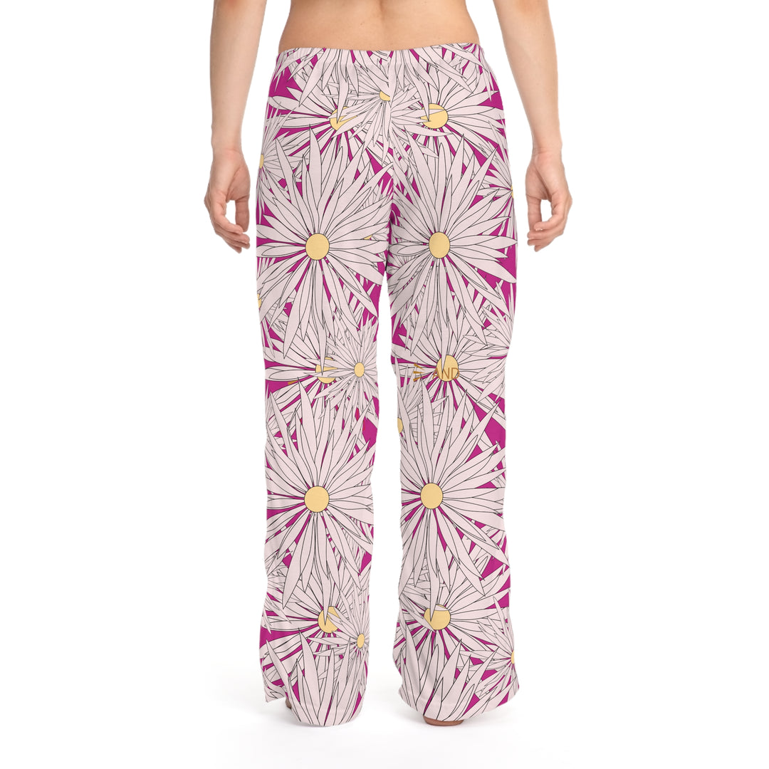 Flower Powered Women's Pajama Pants (AOP)