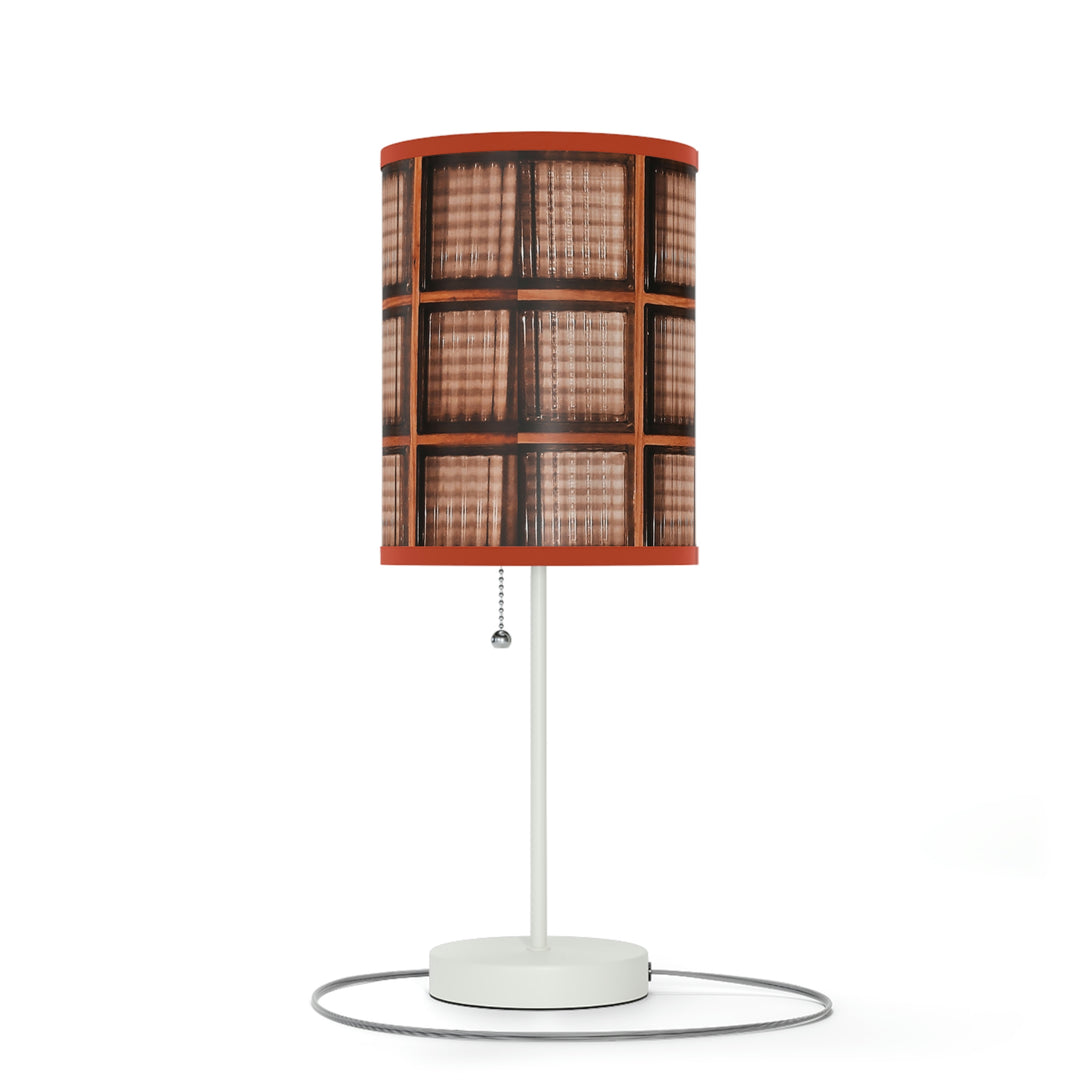 Wood and Glass design Lamp on a Stand, US|CA plug
