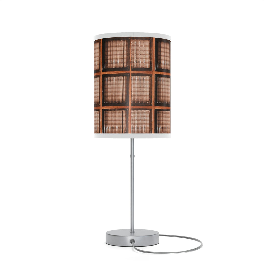 Wood and Glass design Lamp on a Stand, US|CA plug
