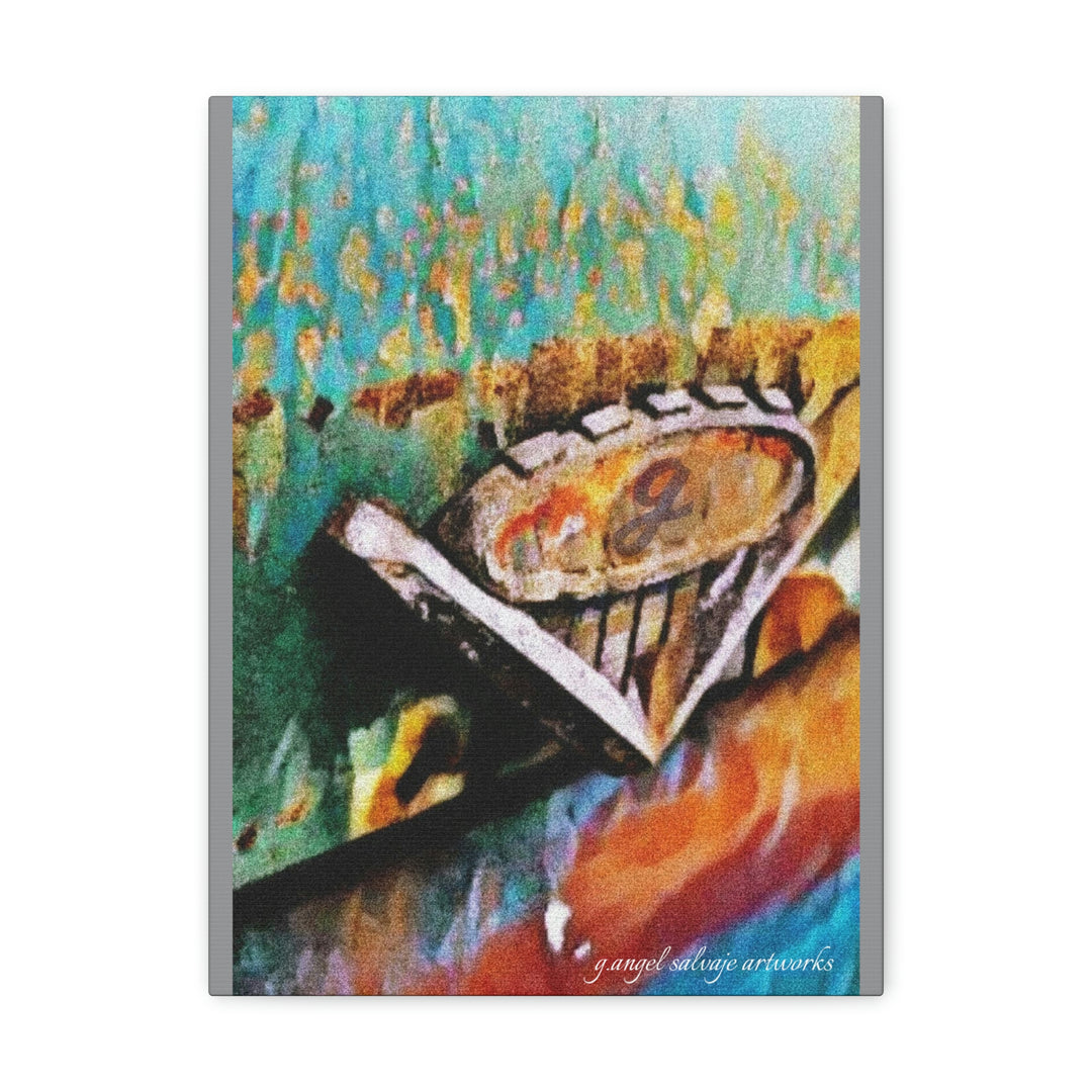 g's '63 V6 emblem on Canvas Gallery Wraps