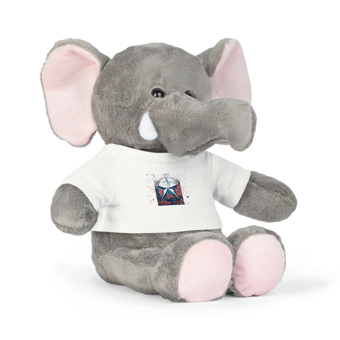 Patrick Inspired Plush Toy with T-Shirt