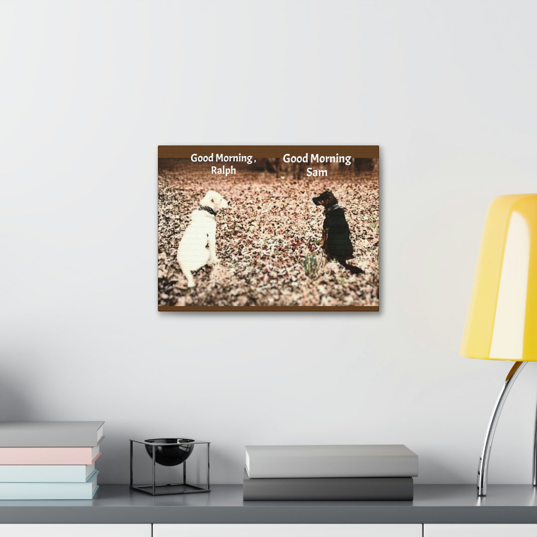 Cartoons came to Life, "Clocked In"Canvas Stretched, 1.5''