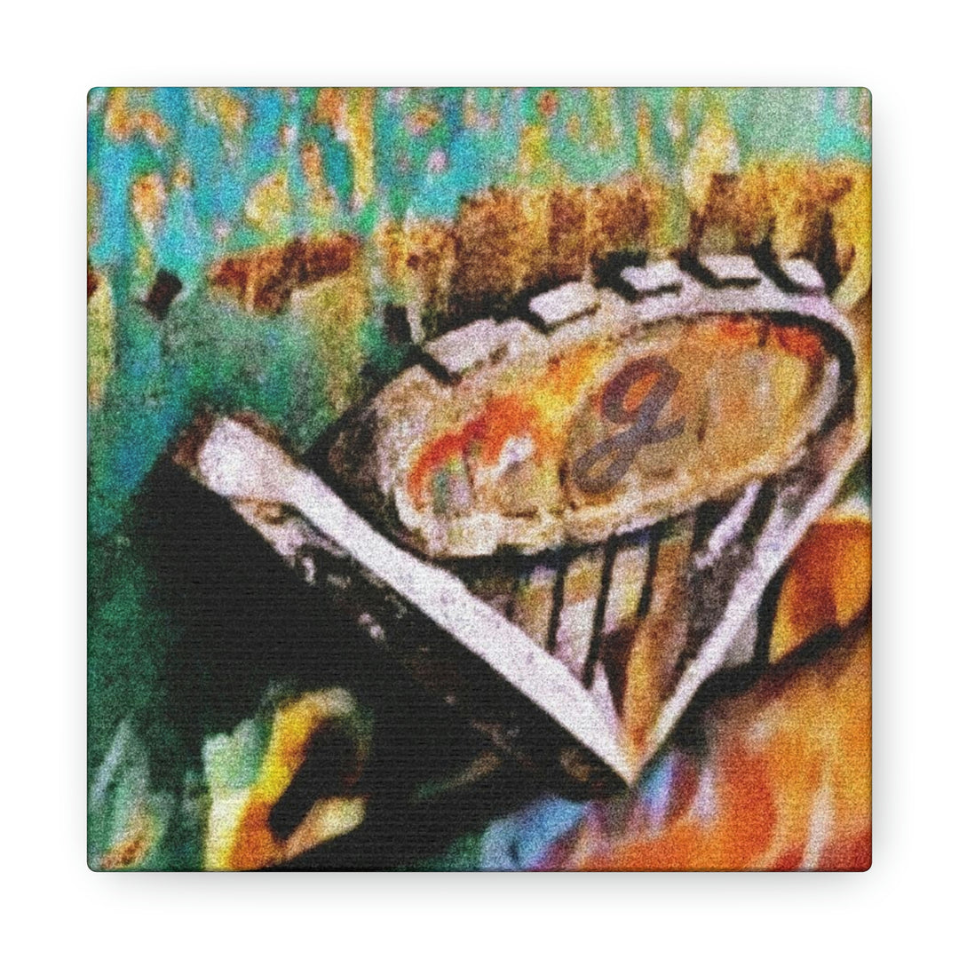 g's '63 V6 emblem on Canvas Gallery Wraps