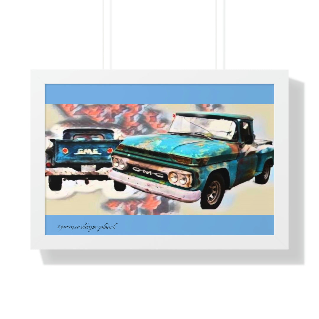 1963 GMC Framed Horizontal Poster